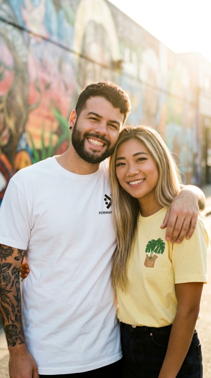 Felipe & Ivy and the Forward A Smile movement — pack, plant, wear, and ship the collection